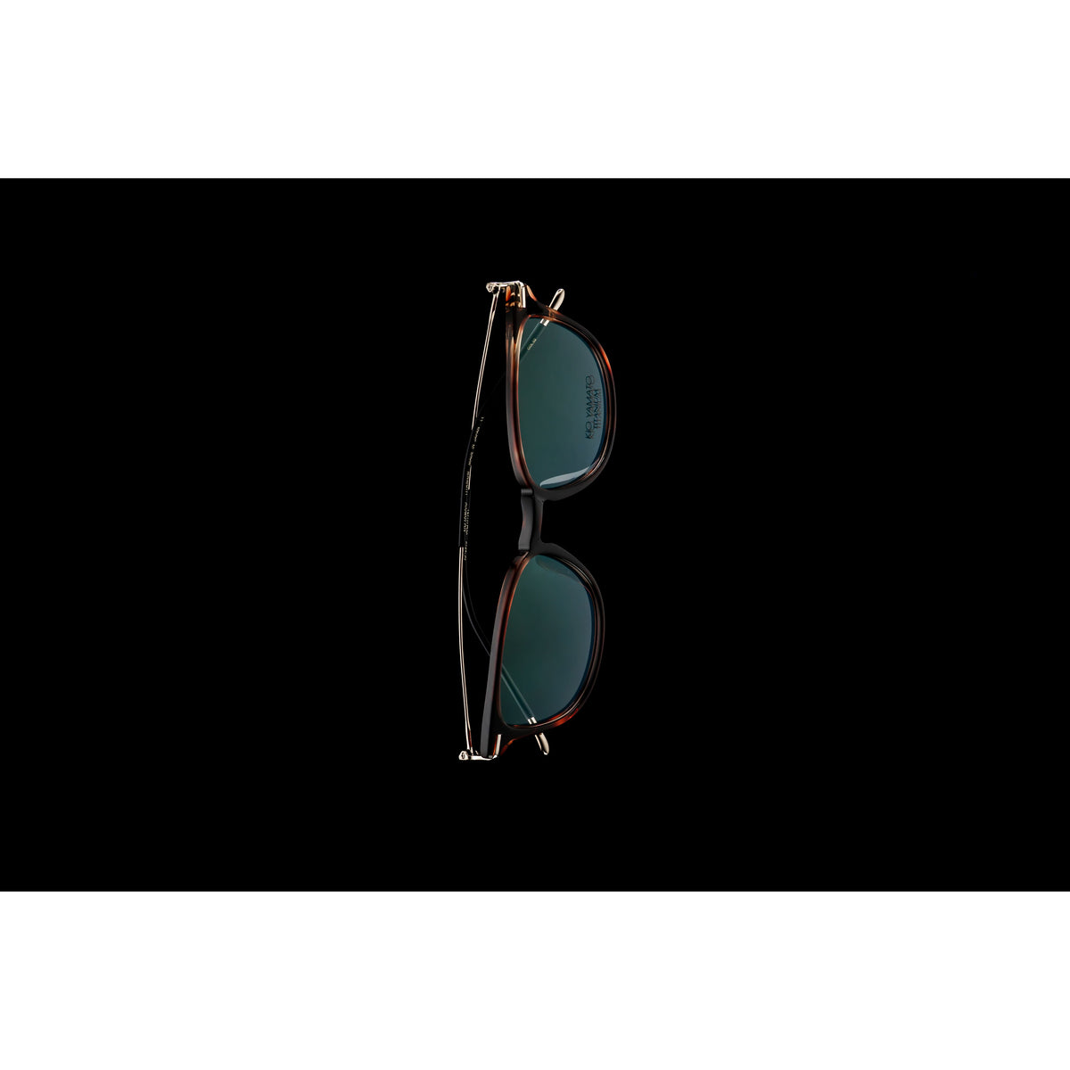 Kio Yamato KP-296U color 02 Dark Havana and Japanese Gold — frame view 3
