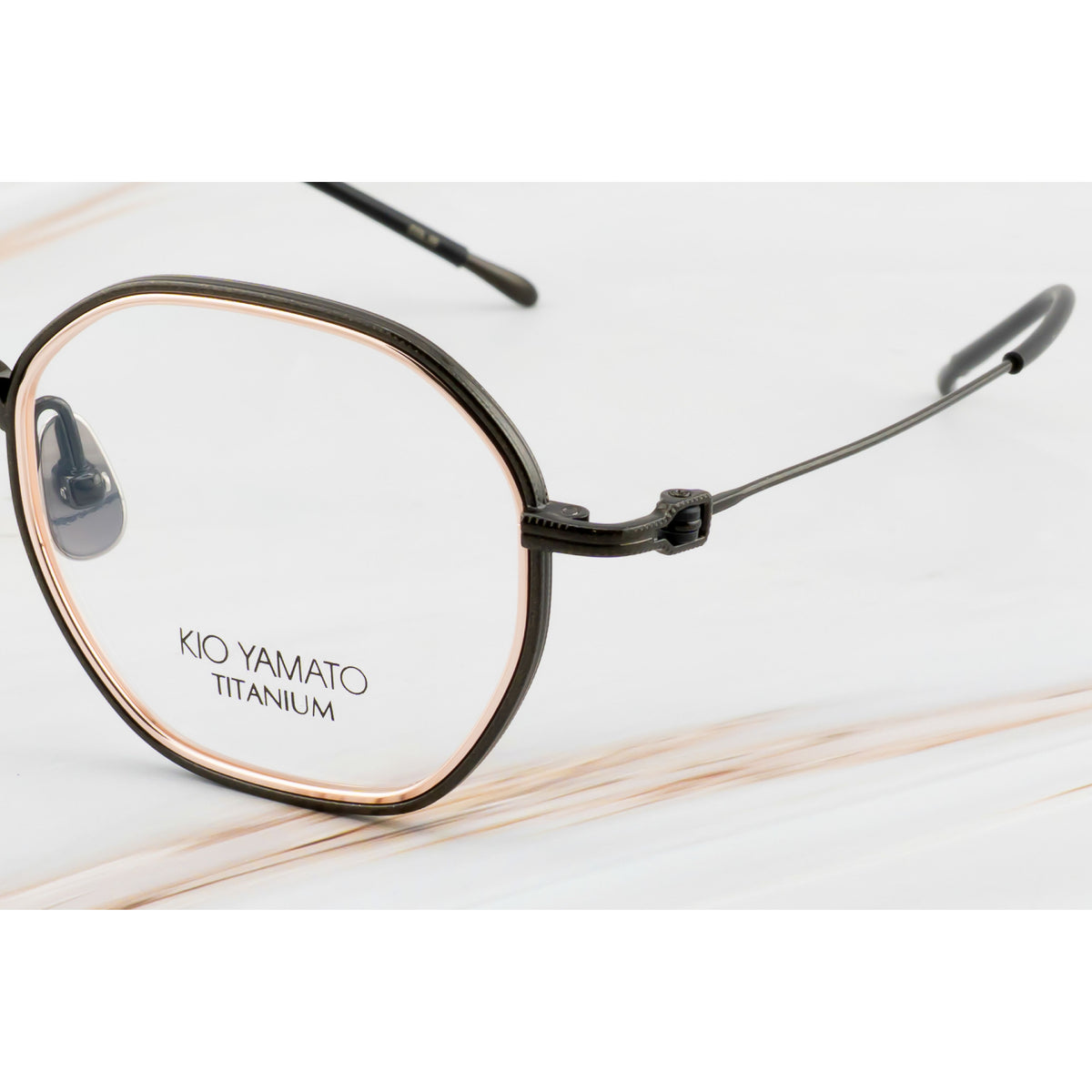 Kio Yamato KT-560U color 05 Dark Olive and Rose Gold — frame view 3