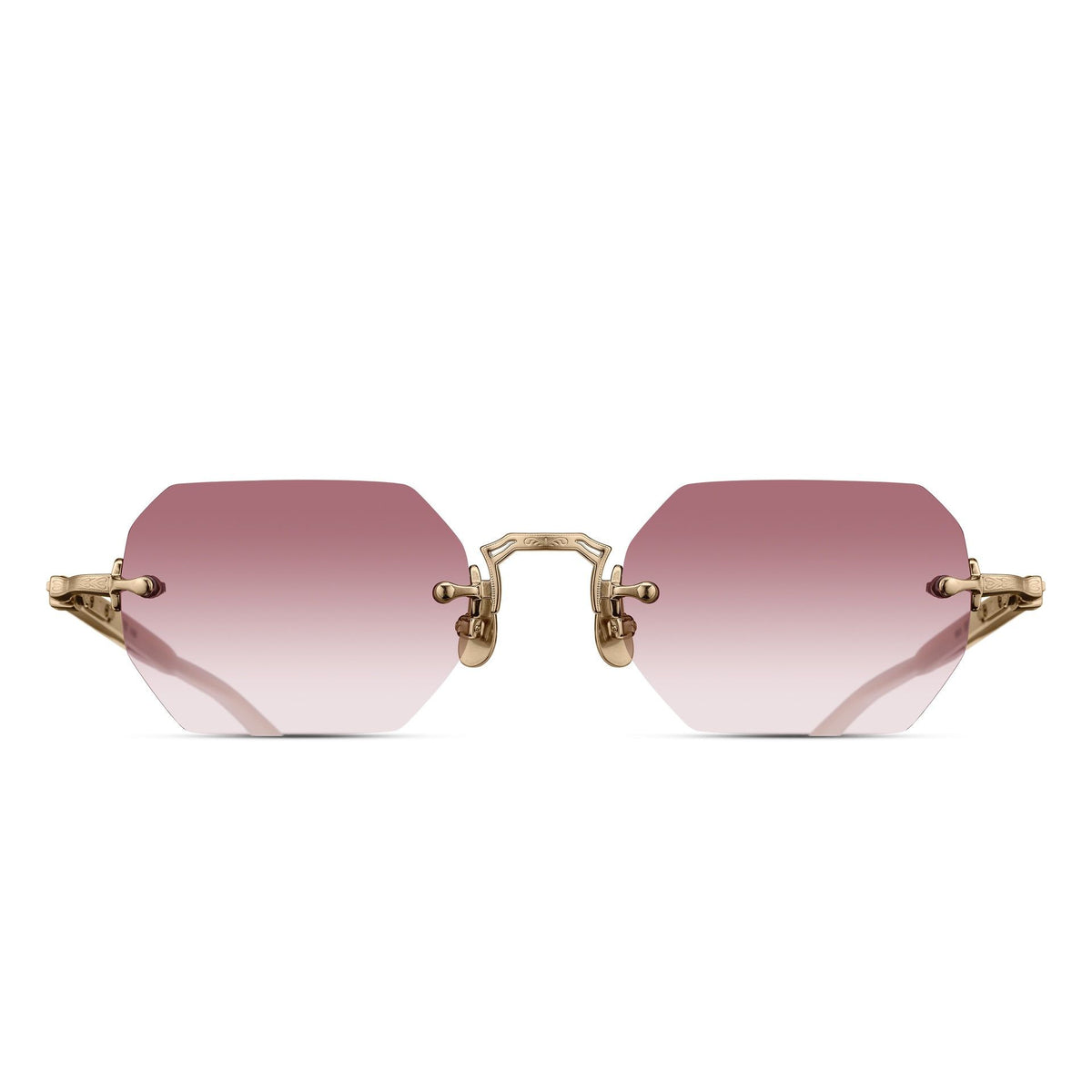 Matsuda M5010 Sunglasses - Brushed Gold / Milk White