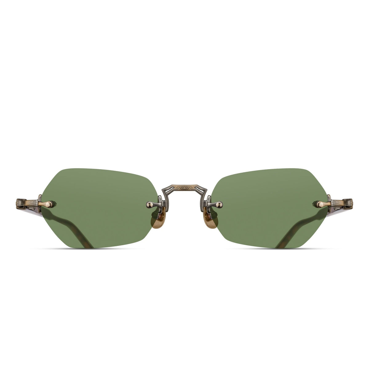 Matsuda M5011 Sunglasses - Antique Gold / Dark Tortoise