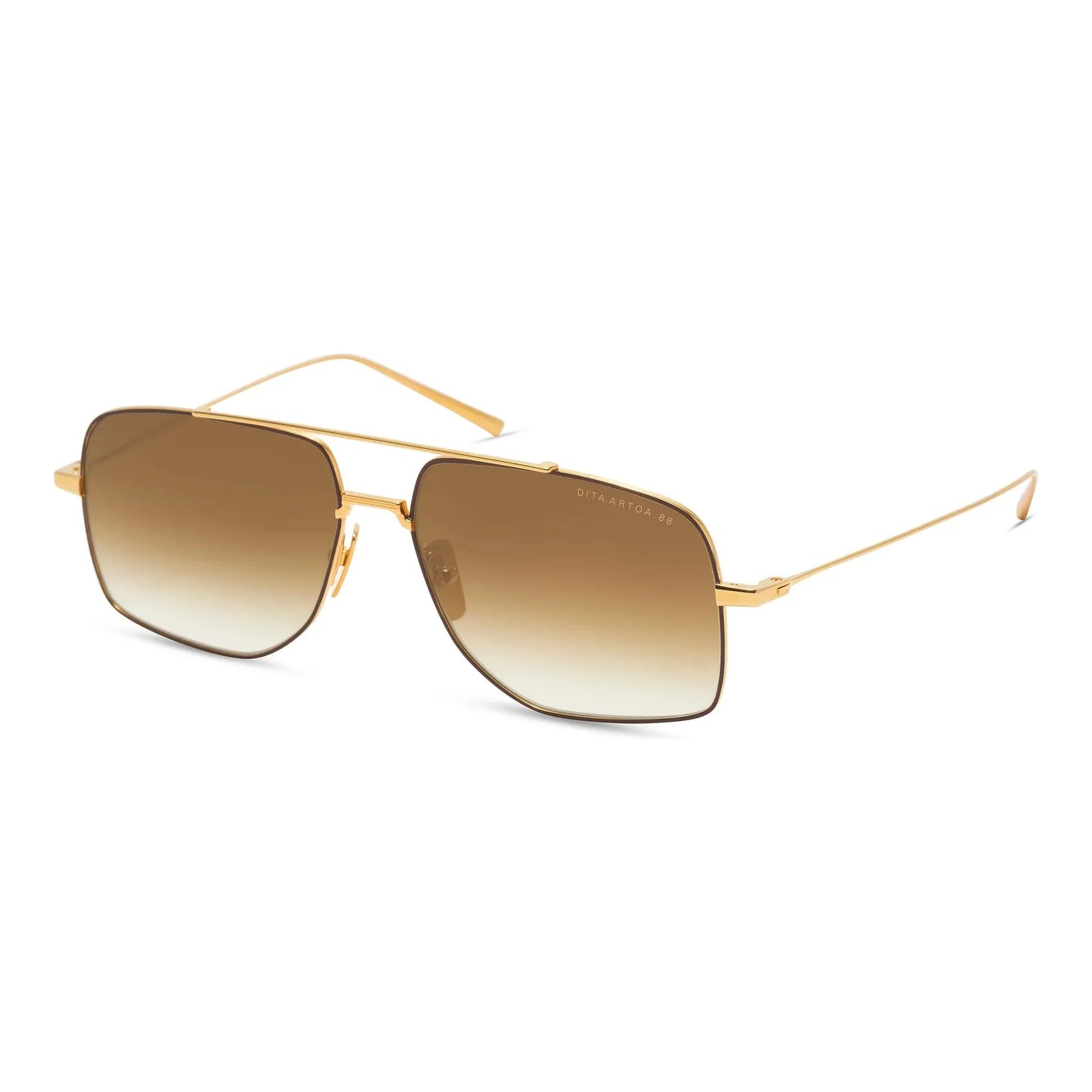 ARTOA.88 // Yellow Gold - Cappuccino w/ Dark Brown to Clear