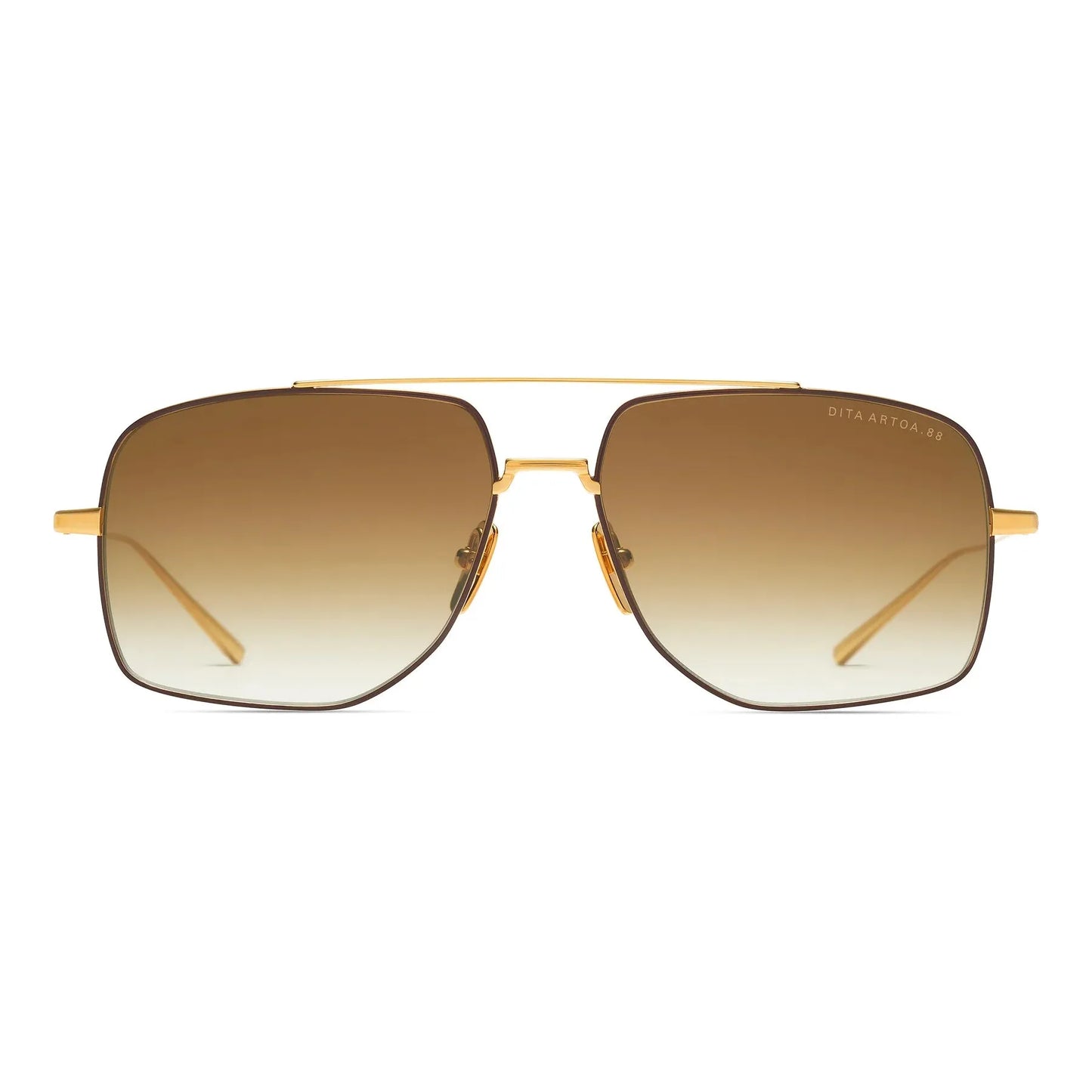 ARTOA.88 // Yellow Gold - Cappuccino w/ Dark Brown to Clear