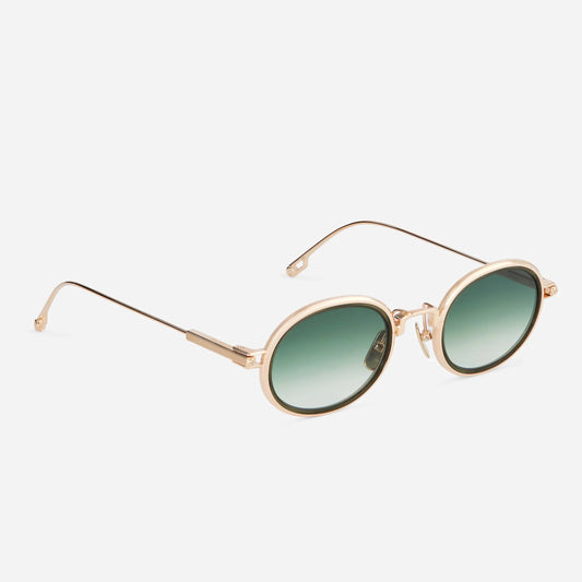 Acamar-t s1109 – rose gold / green olive insert / green gradient cr39 lens
