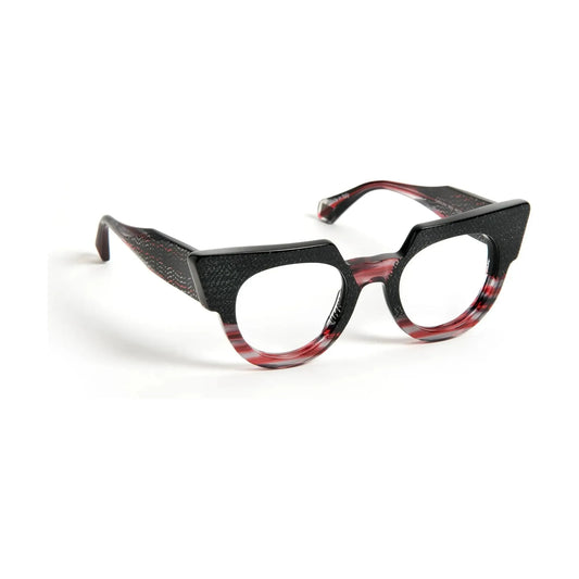 CAROLINA / 0830 BLACK GEOMETRIC / RED STRIPED