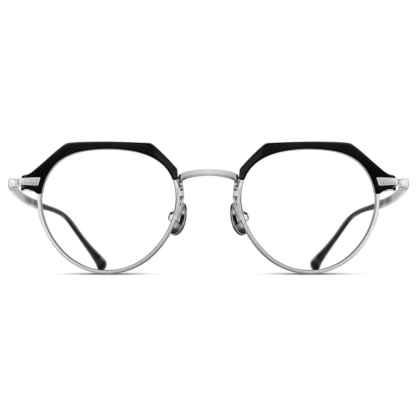 M2062 - Black - Brushed Silver Clear Lens 48-21-145