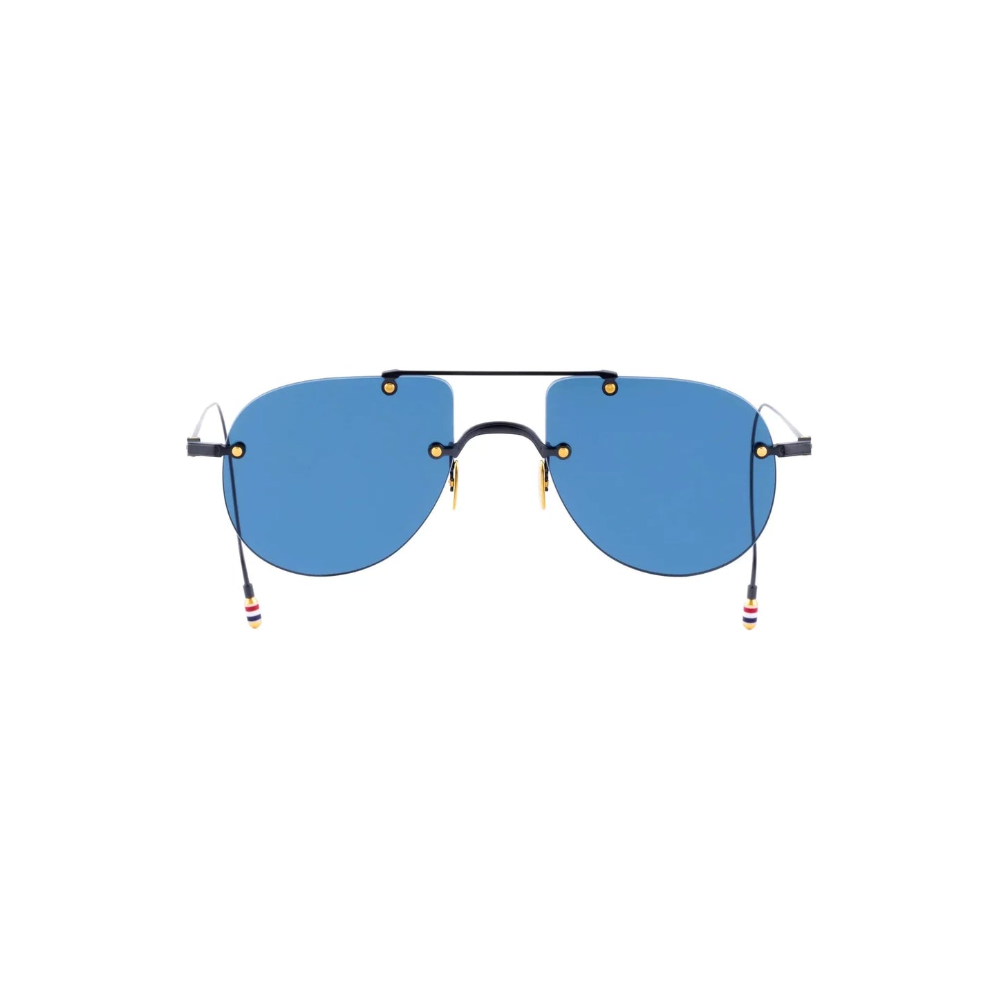 Rimless Aviator Sunglasses in Titanium