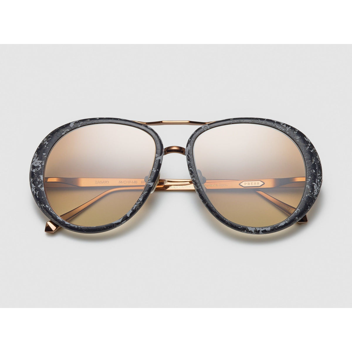 PRESS Zagato Marble / Black Marble / Rose Gold - ST007 - view 1