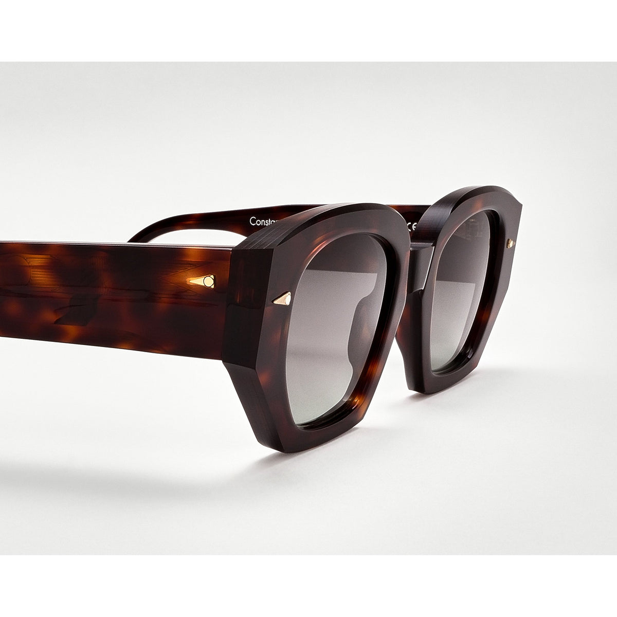 AHLEM Constantine — Sunglasses — Light Turtle/Green Gradient — detail view 2