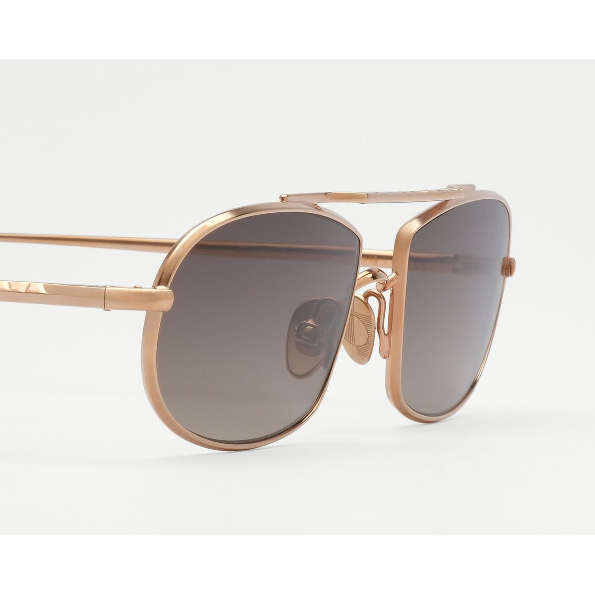 AHLEM Guerin — Sunglasses — Peony Gold/Rain Gradient — detail view 2