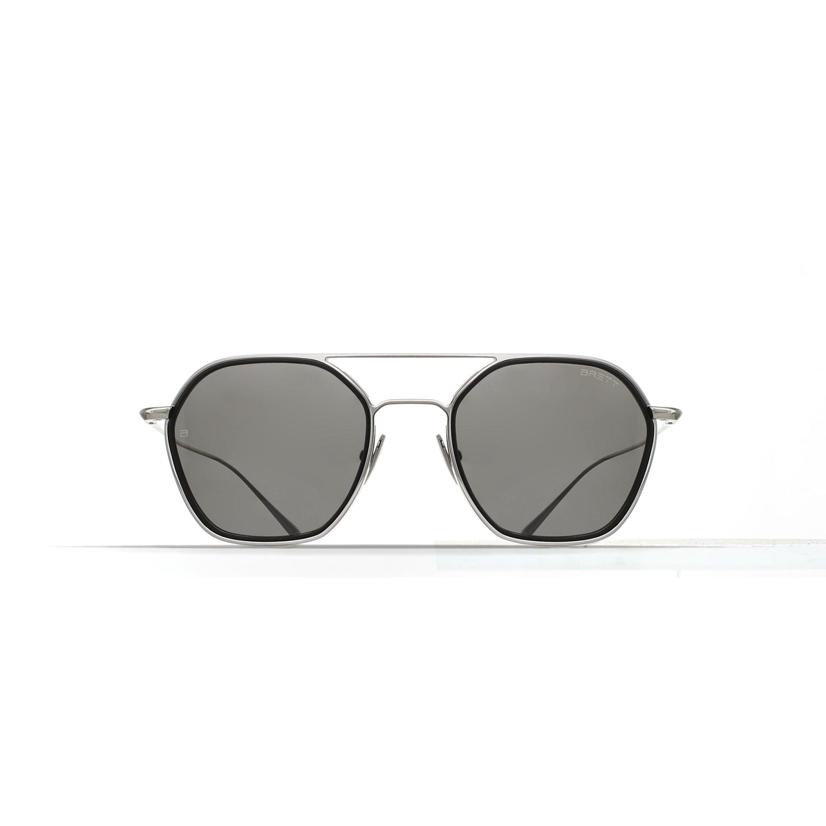 BRETT PHIL SUN C02 - Silver / Black — front view
