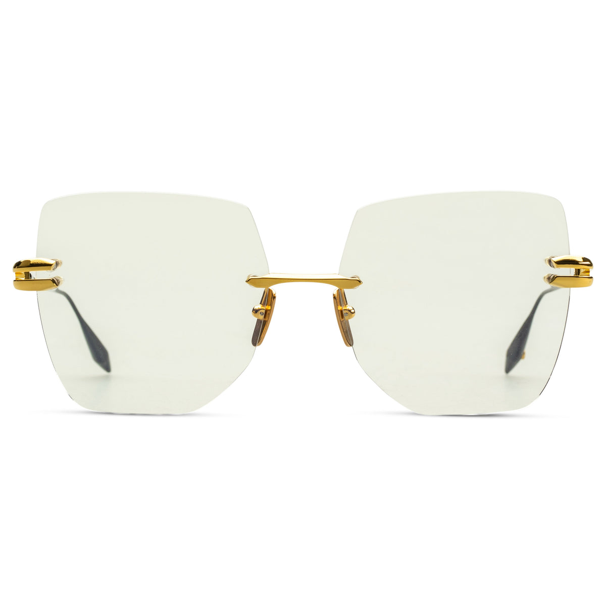 DITA EMBRA Optical DTX155-A-01 in Yellow Gold - Black Rhodium, front view