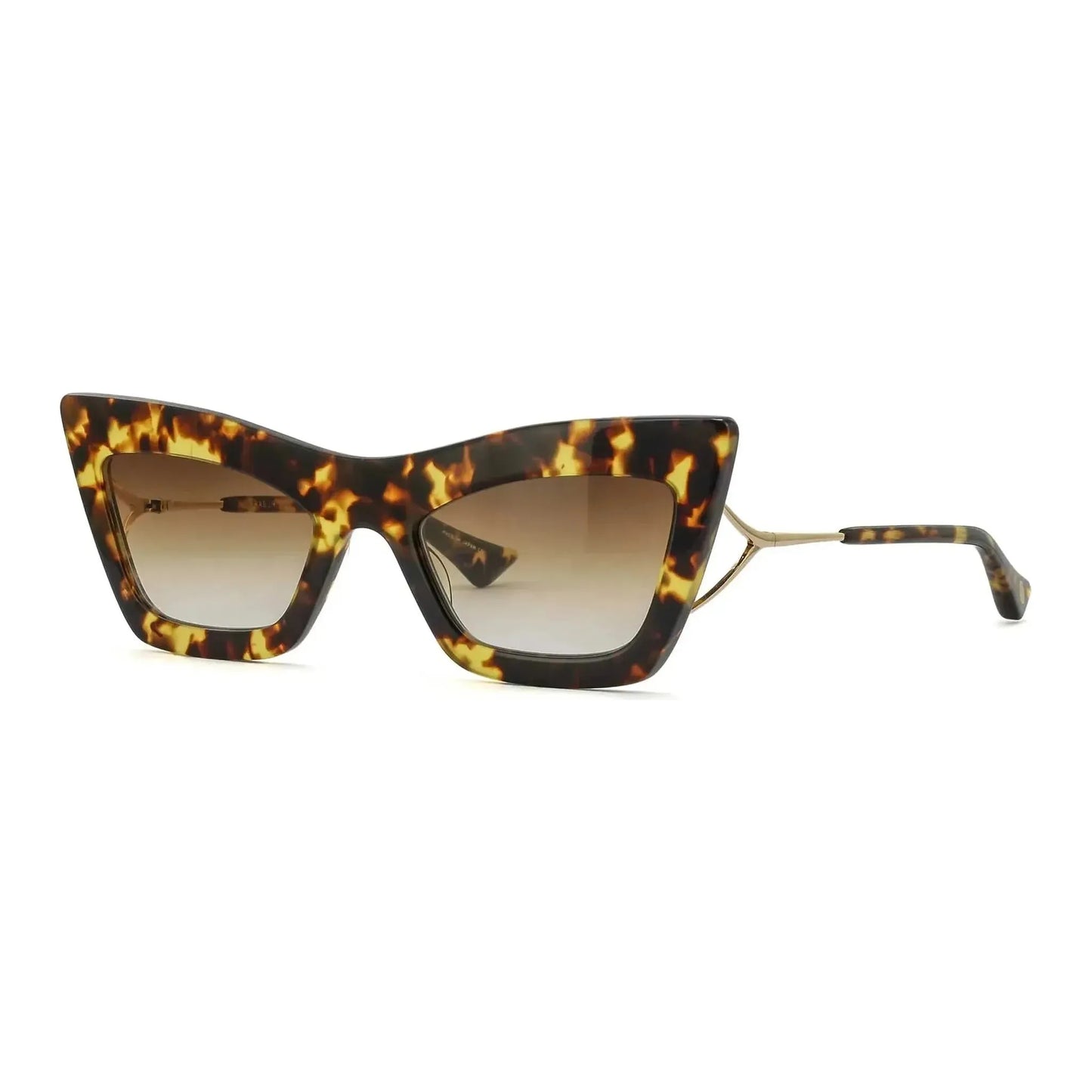 Erasur // Tokyo Tortoise - White Gold w Brown to Clear