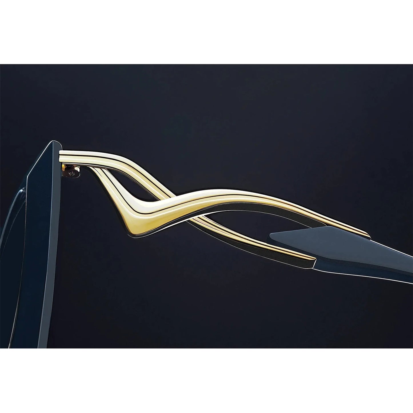 Icelus // Black - Yellow Gold w/ Clear