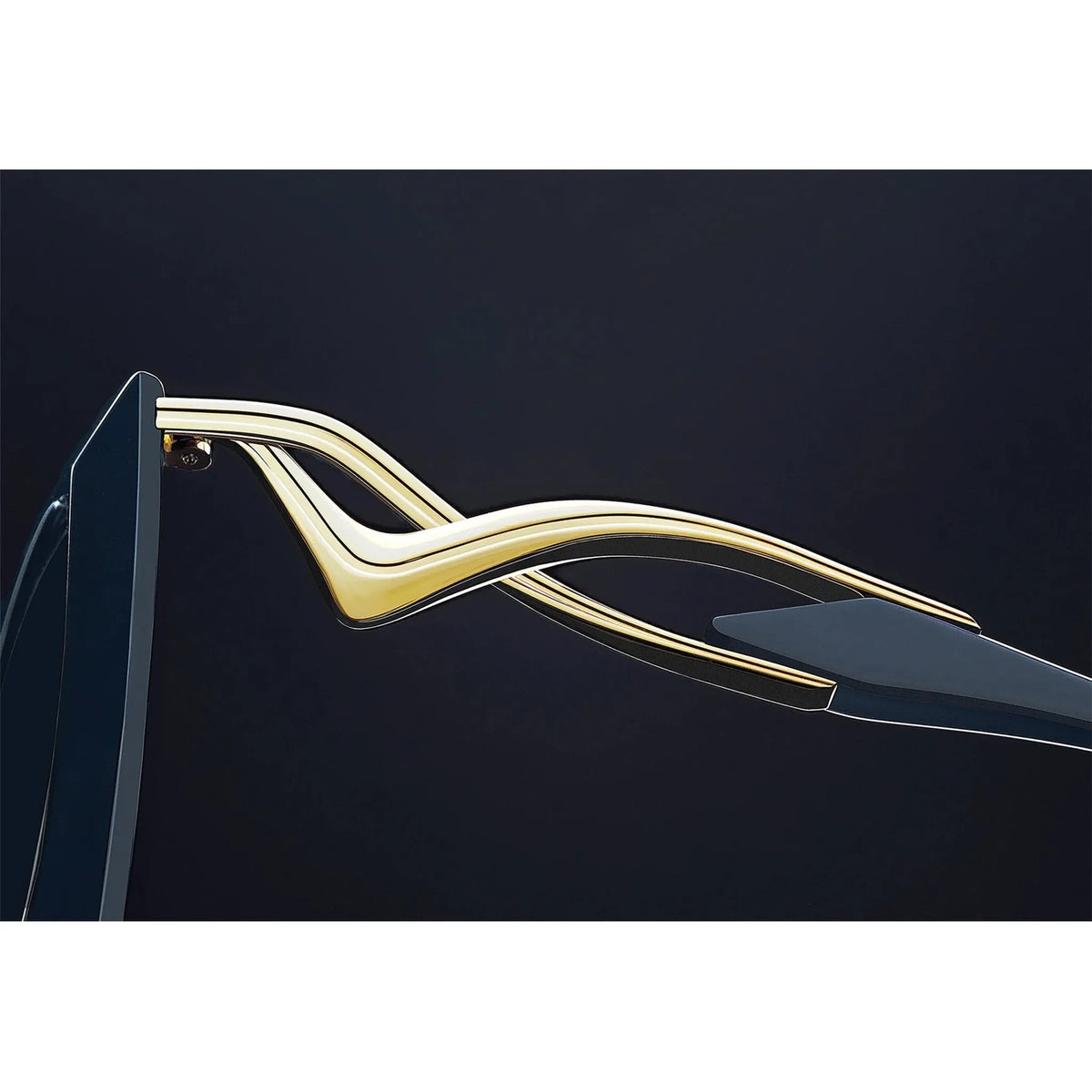 Icelus // Black - Yellow Gold w/ Grey to Clear - Point of U. | Boston