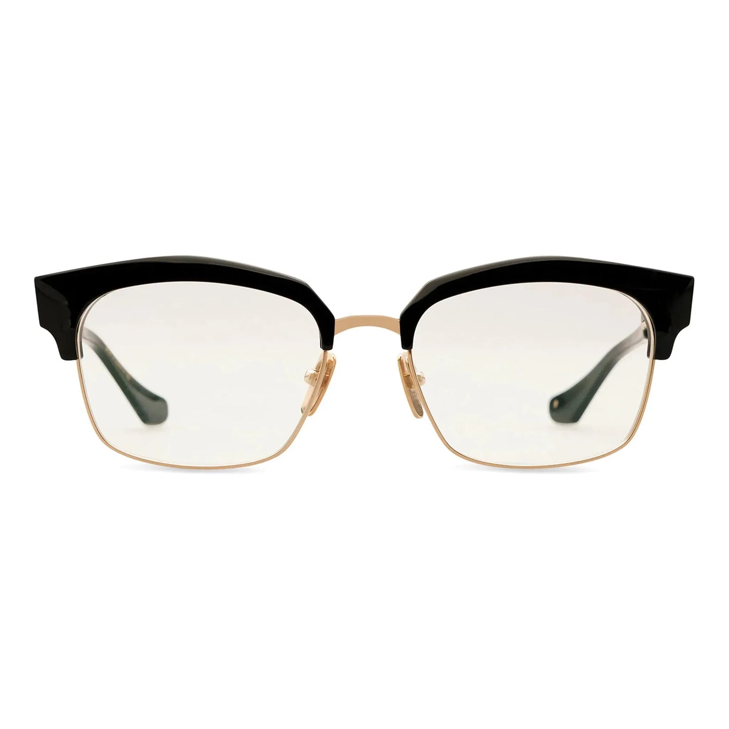 Lotova // White Gold - Black w/ Clear