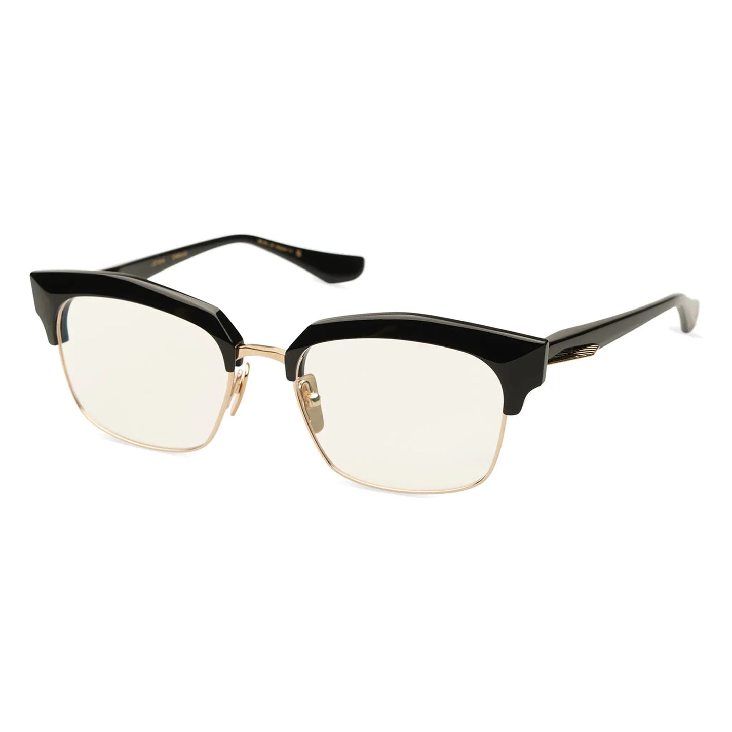 Lotova // White Gold - Black w/ Clear