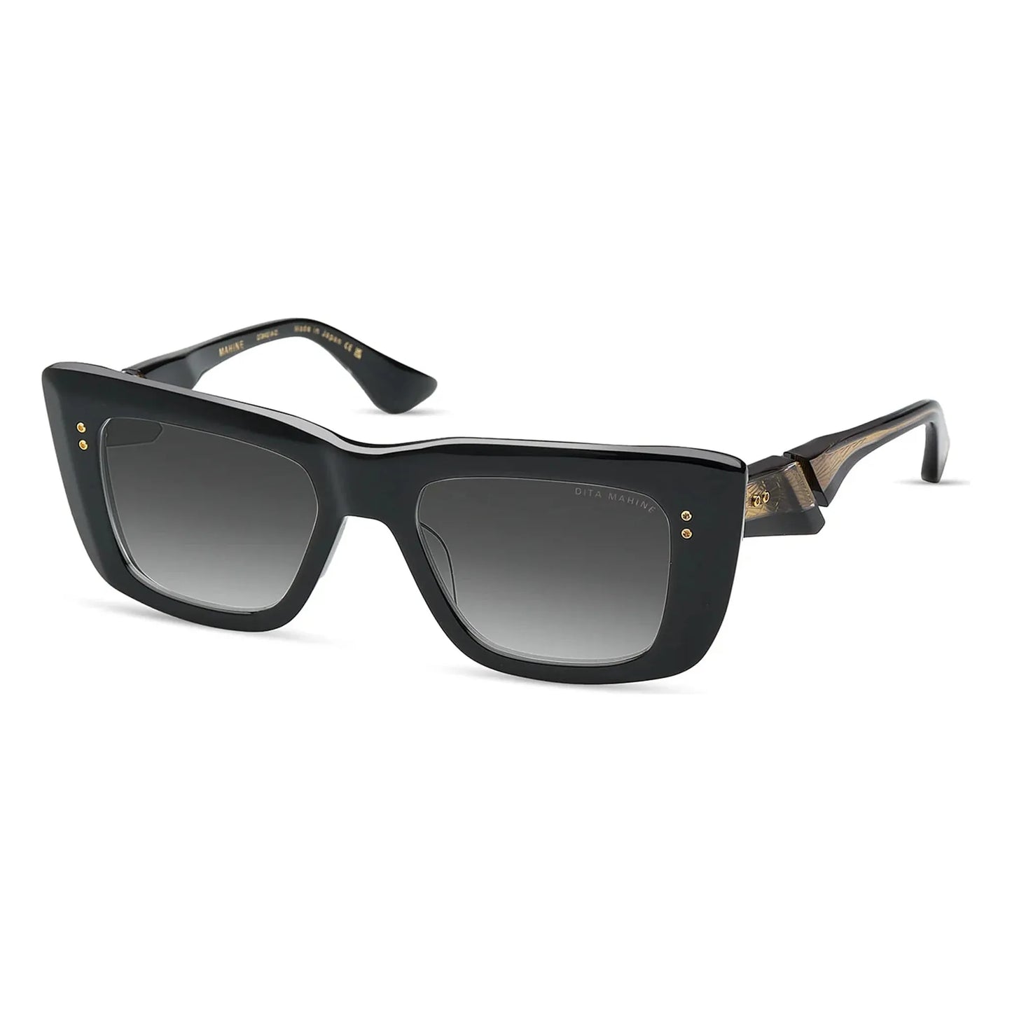 Mahine // Black - Yellow Gold w/ Grey to Clear Gradient