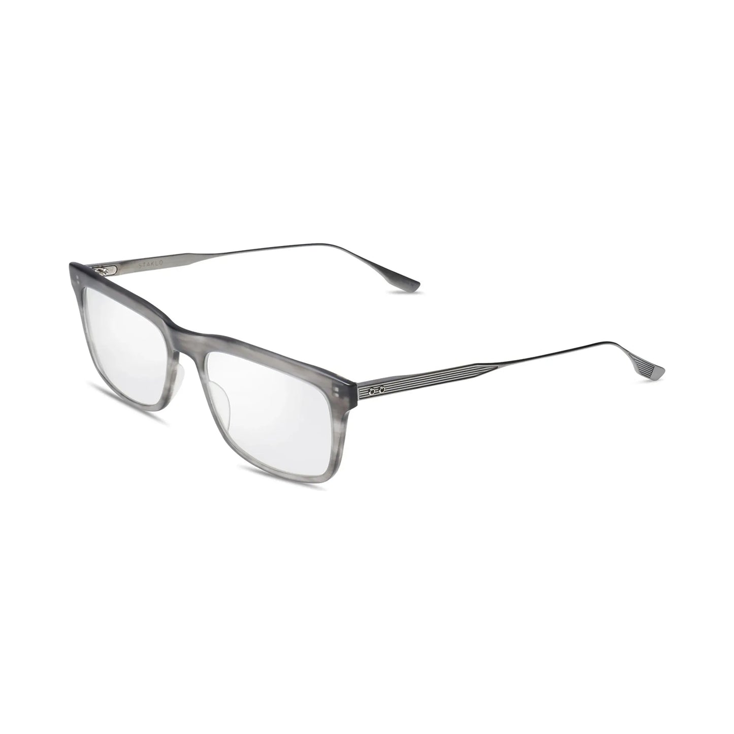 Staklo // Matte Crystal - Grey Swirl - Clear