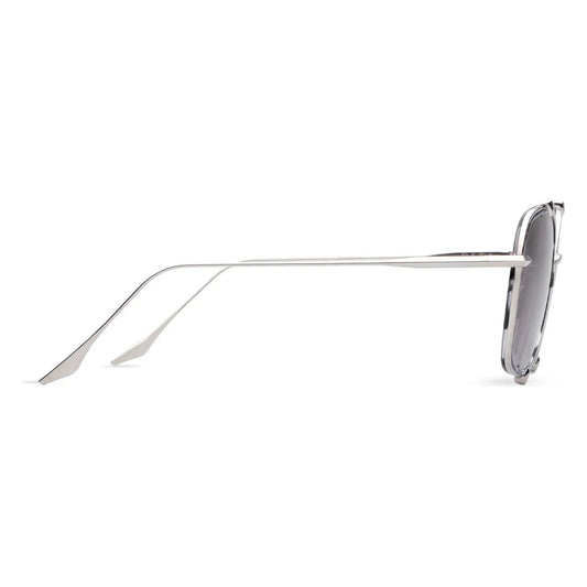 Talon-Three // Ink Swirl - Silver w/ Dark Grey to Clear Gradient