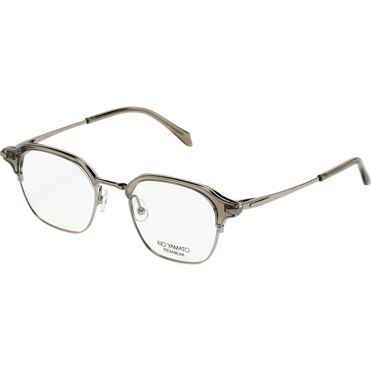 Kio Yamato KP-278AU Col 02 Grey Crystal and Gun, angled view