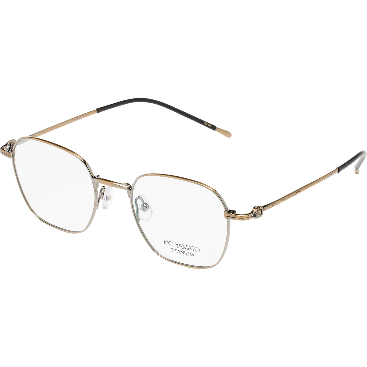 Kio Yamato KT-555AU Col 01 Antique Gold, angled view