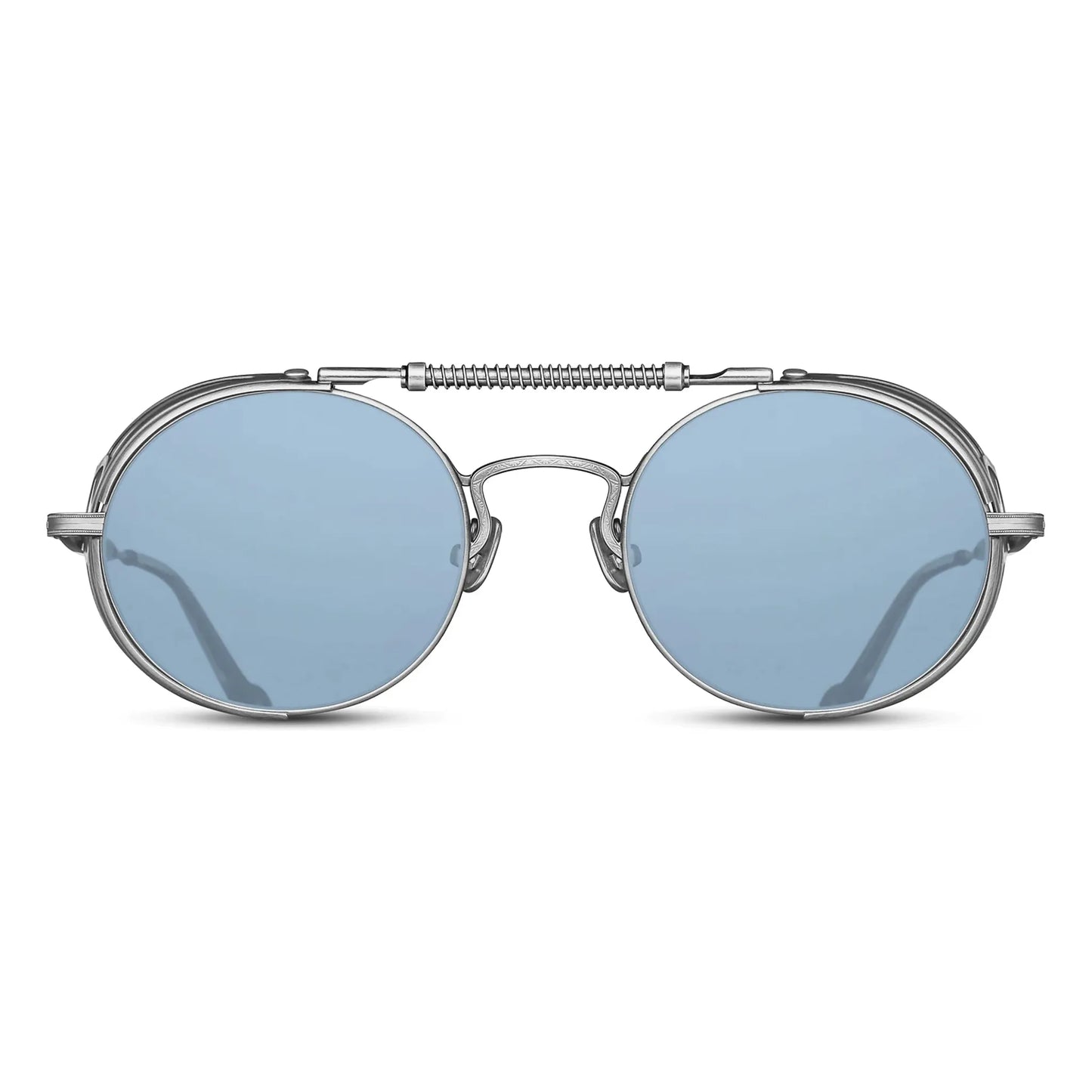 2809H - Brushed Silver - Blue / Cobalt Blue - 52
