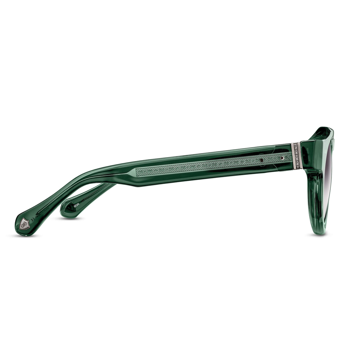 Matsuda M1037 — Bottle Green — side view