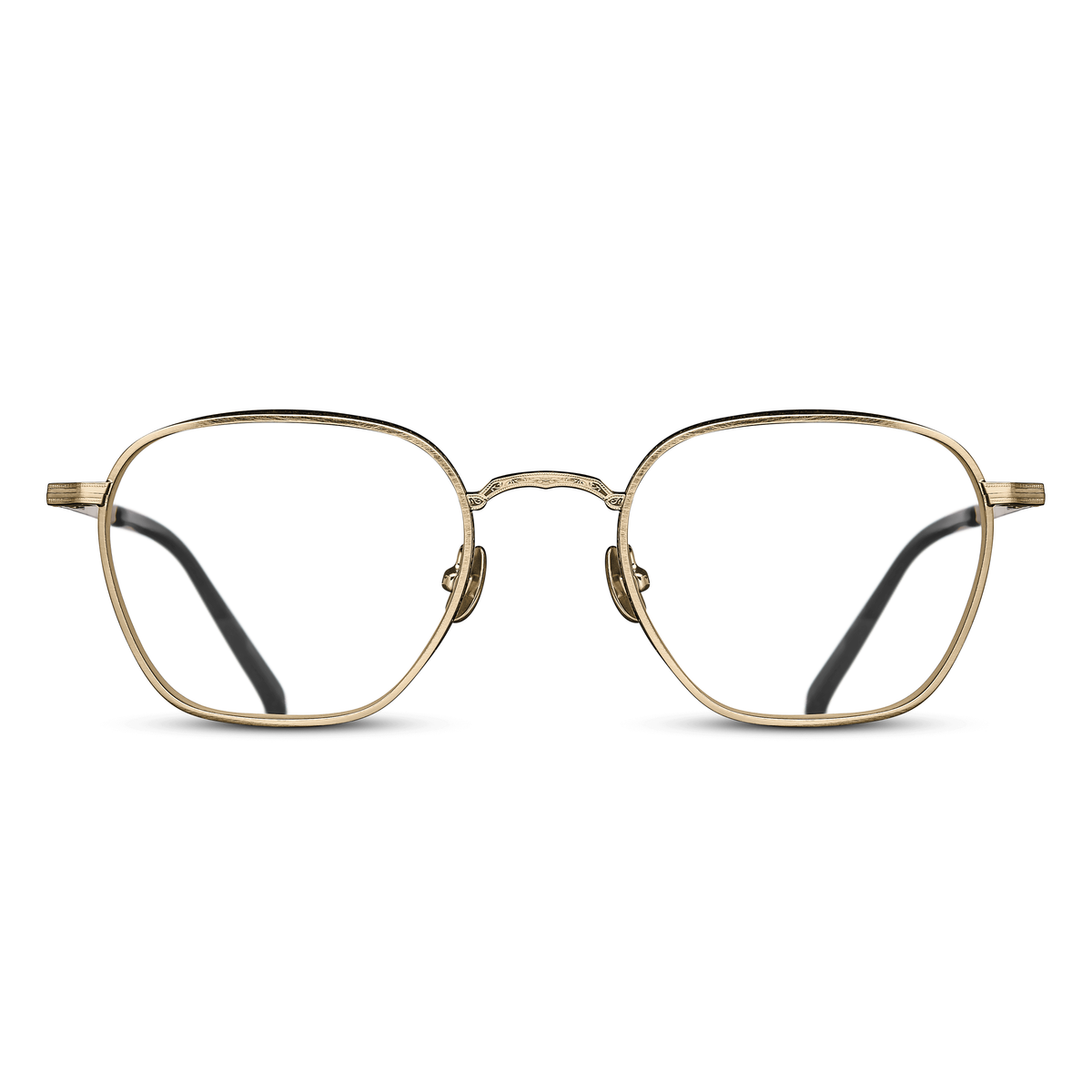 Matsuda M3101 Eyeglasses - Brushed Gold / Matte Black