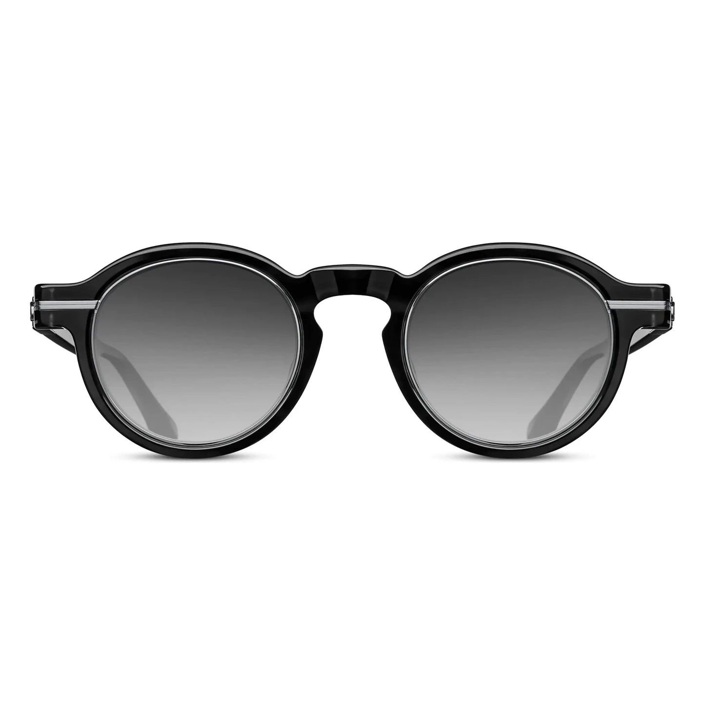 M2050 - Black Stripe - Brushed Silver / Grey Gradient