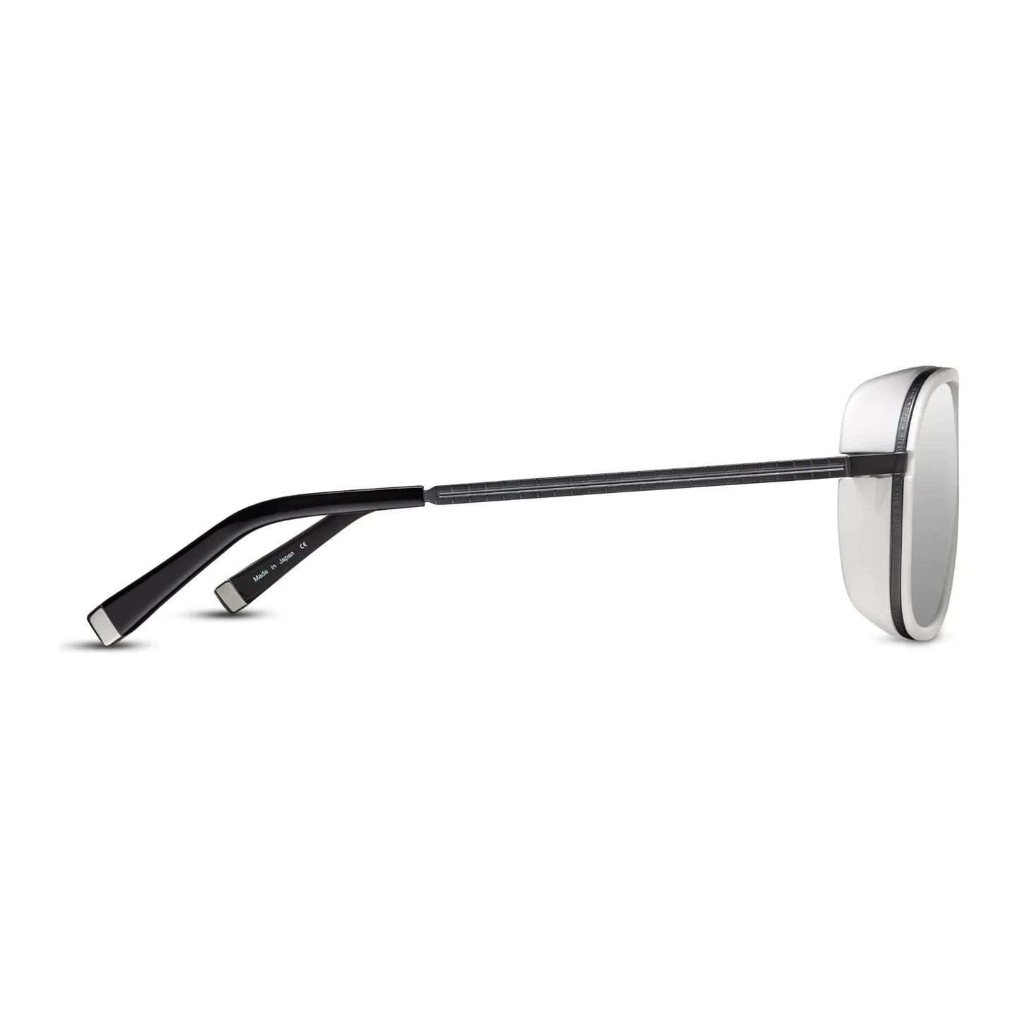 M3023 - Matte Black - Matte White / Silver Mirror