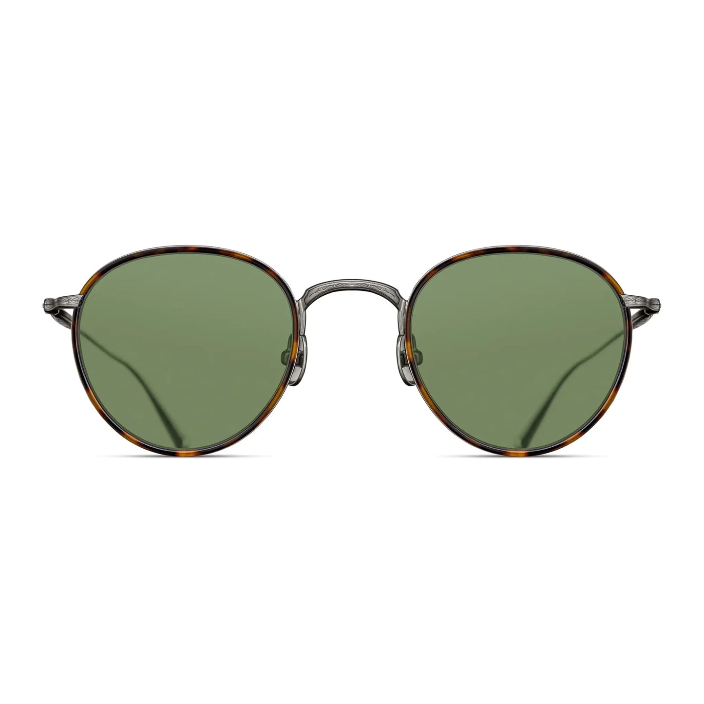 M3085-I - Antique Silver - Tortoise / Green