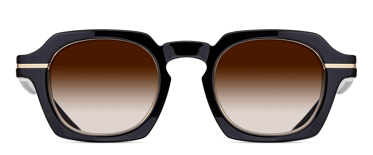 Matsuda M2055 Sunglasses - Black / Brushed Gold