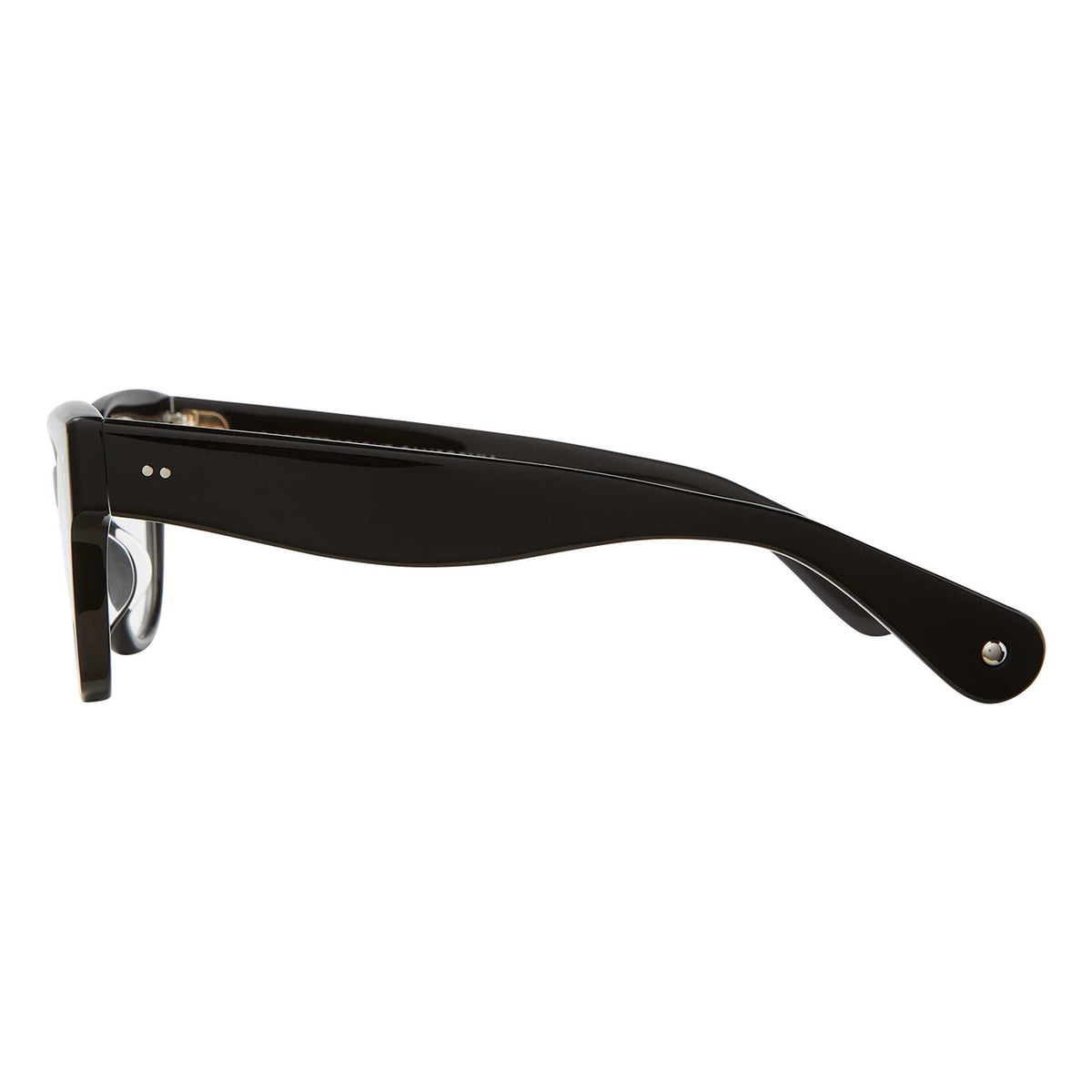 Garrett Leight Octavia 49 in Black, side view