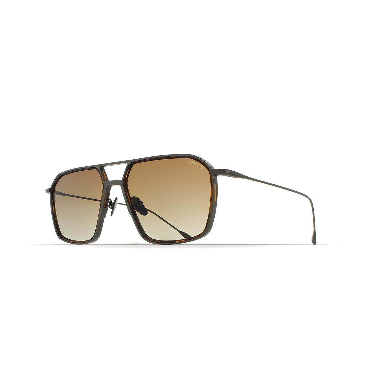 BRETT CLARK SUN C40 - Gunmetal/Tortoise - three-quarter view