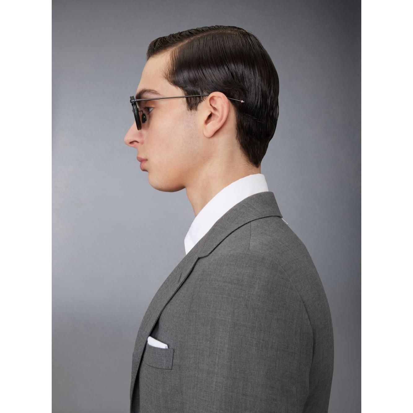 Round sunglasses in acetate & titanium -ues011a-g0003-007
