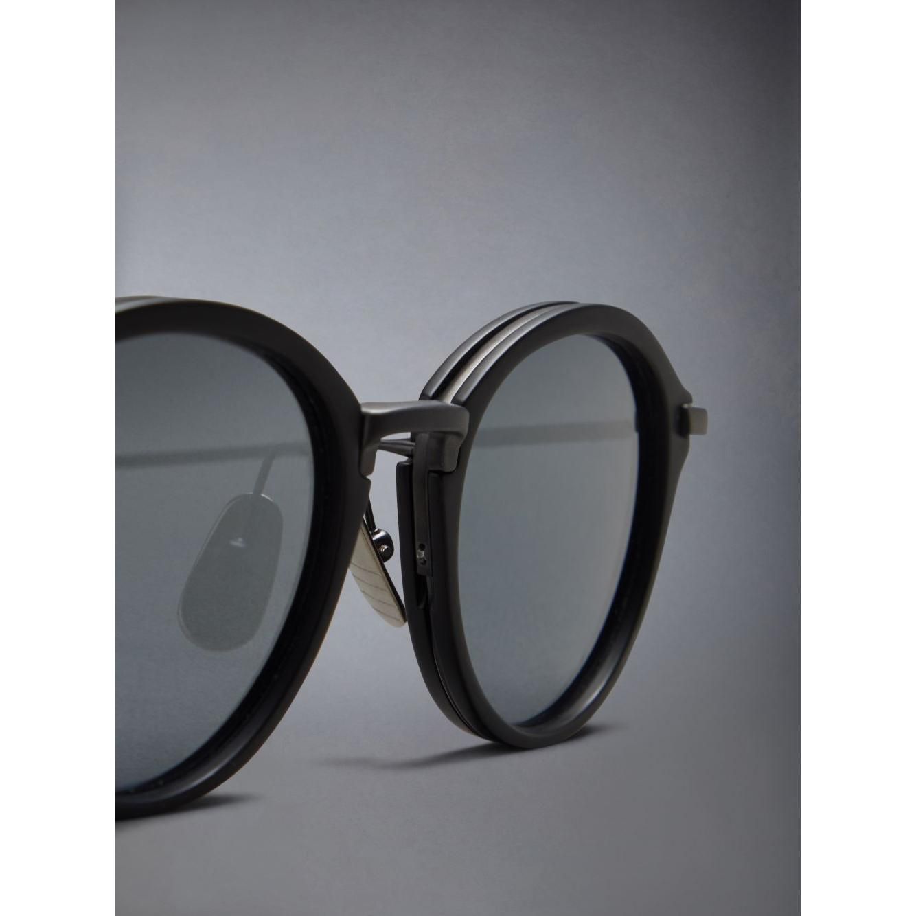 Round sunglasses in acetate & titanium -ues011a-g0003-007