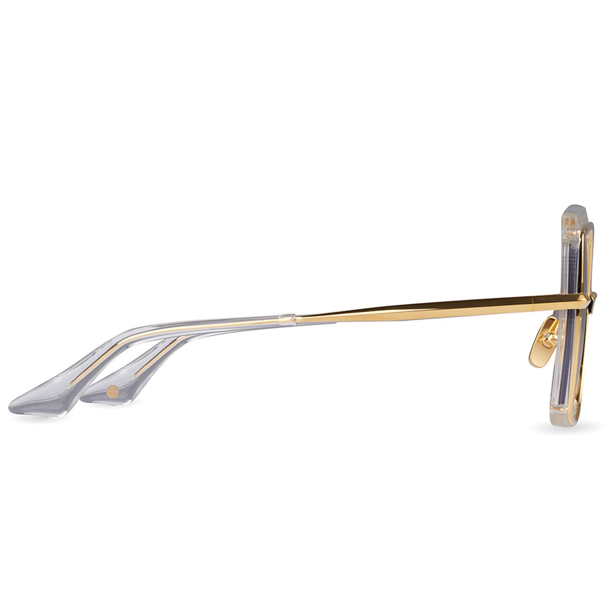 DITA NARCISSUS — Crystal Clear - Yellow Gold — side view (DTS503-58-04)