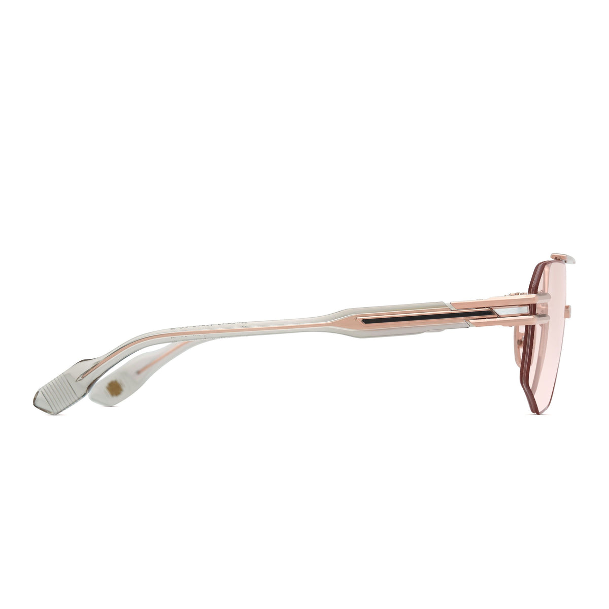 DITA GRAND-DEUS — Rose Gold - Khaki Crystal — side view (DTX488-A-01)