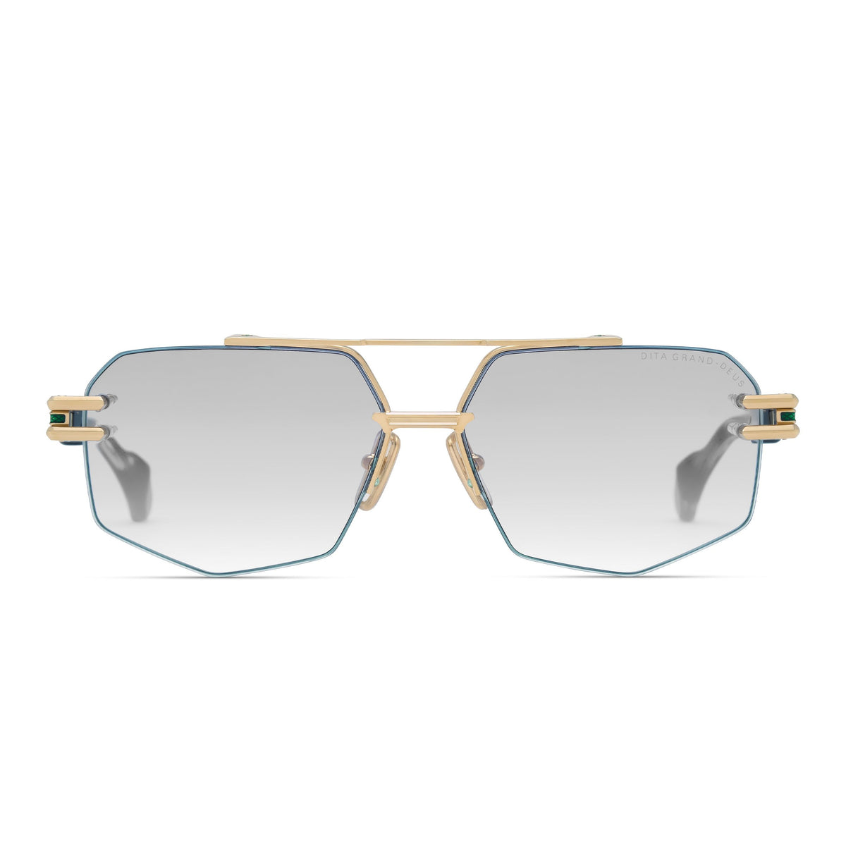 DITA GRAND-DEUS — White Gold - Burnt Timber — front view (DTX488-A-03)