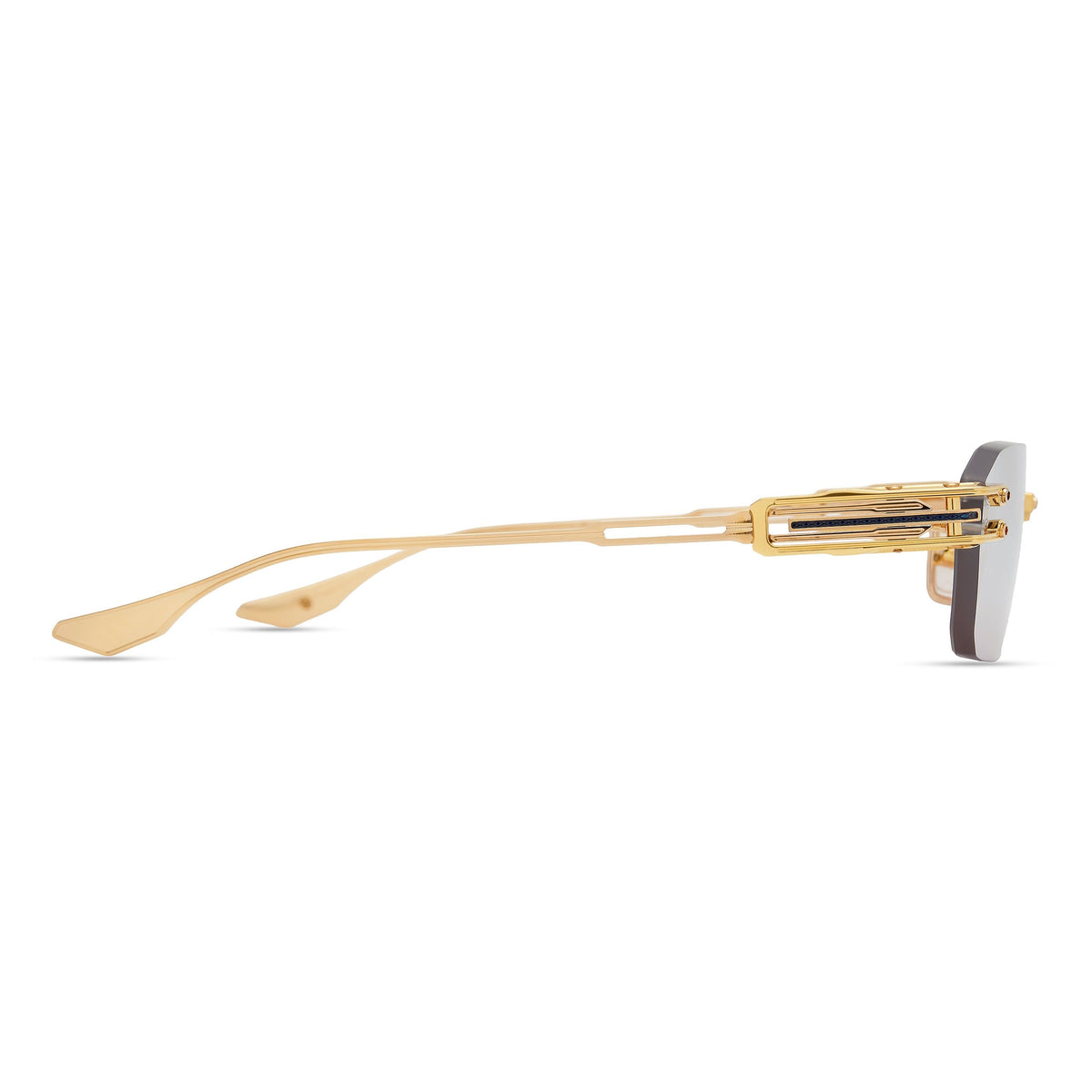 DITA HYPERLUX-3000 — Yellow Gold - Blue - White Gold — side view (DTX198-A-01)