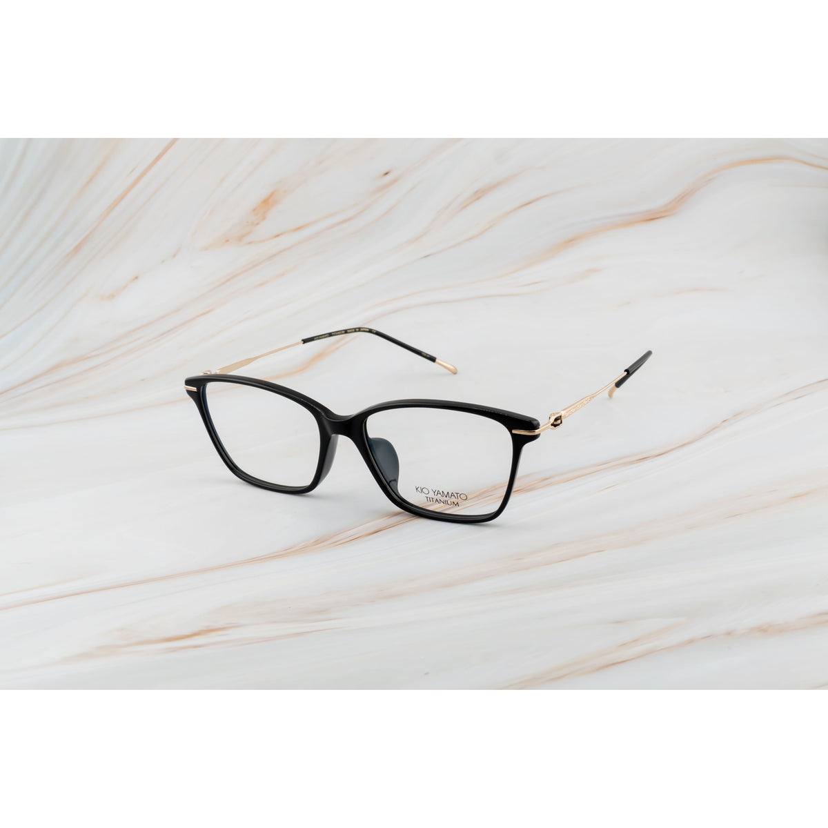 Kio Yamato KP-295U color 01 Black and Japanese Gold — frame view 2