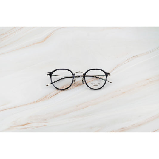 Kio Yamato KP-297U color 02 Black Pattern and Palladium — frame view 1