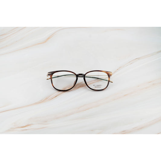 Kio Yamato KP-296U color 02 Dark Havana and Japanese Gold — frame view 1