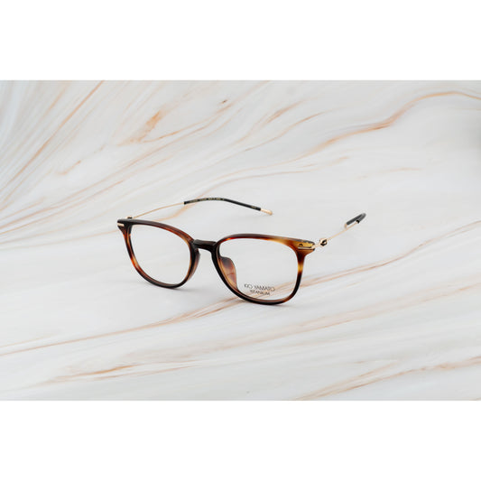 Kio Yamato KP-296U color 02 Dark Havana and Japanese Gold — frame view 2