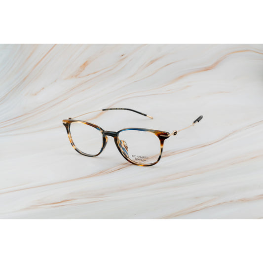 Kio Yamato KP-296U color 04 Mixed Havana and Japanese Gold — frame view 2