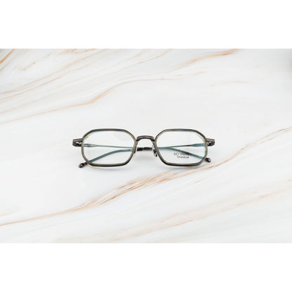 Kio Yamato KP-285U color 03 Dark Ruthenium and Olive Havana — frame view 1