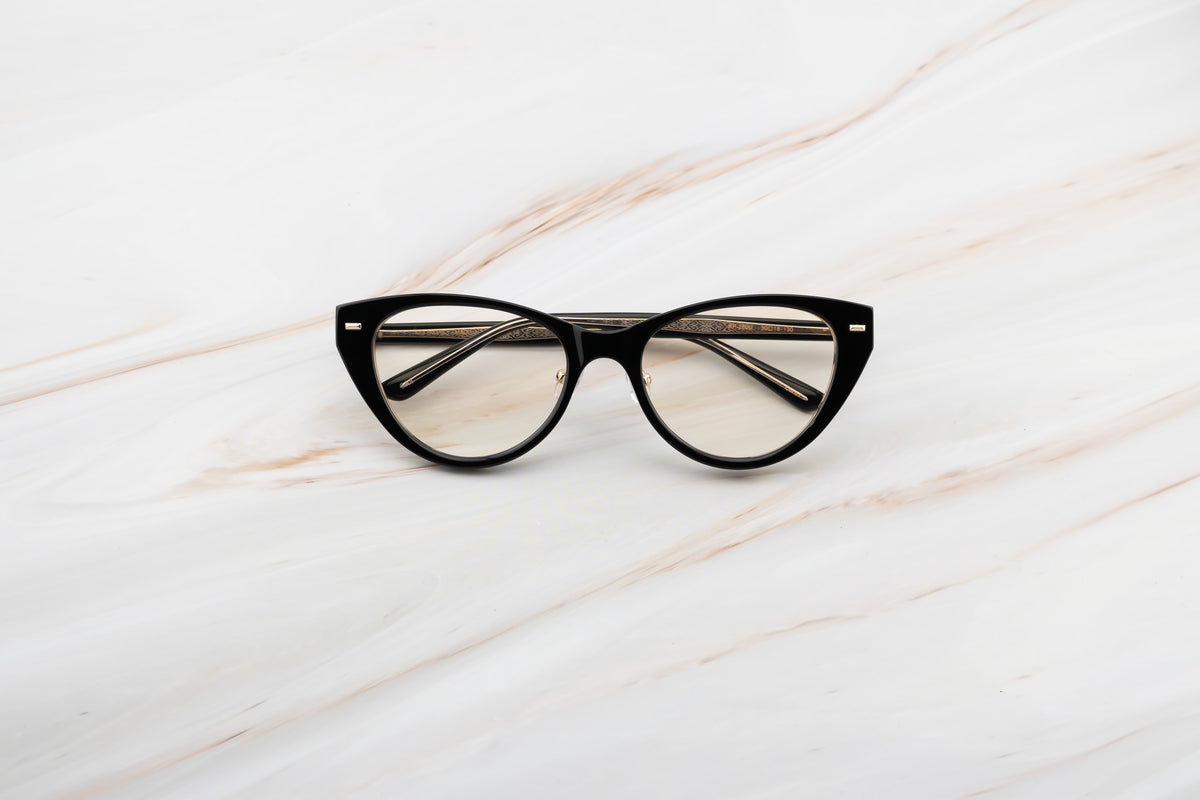 Kio Yamato KP-280U color 01 Black and Tortoise — frame view 1