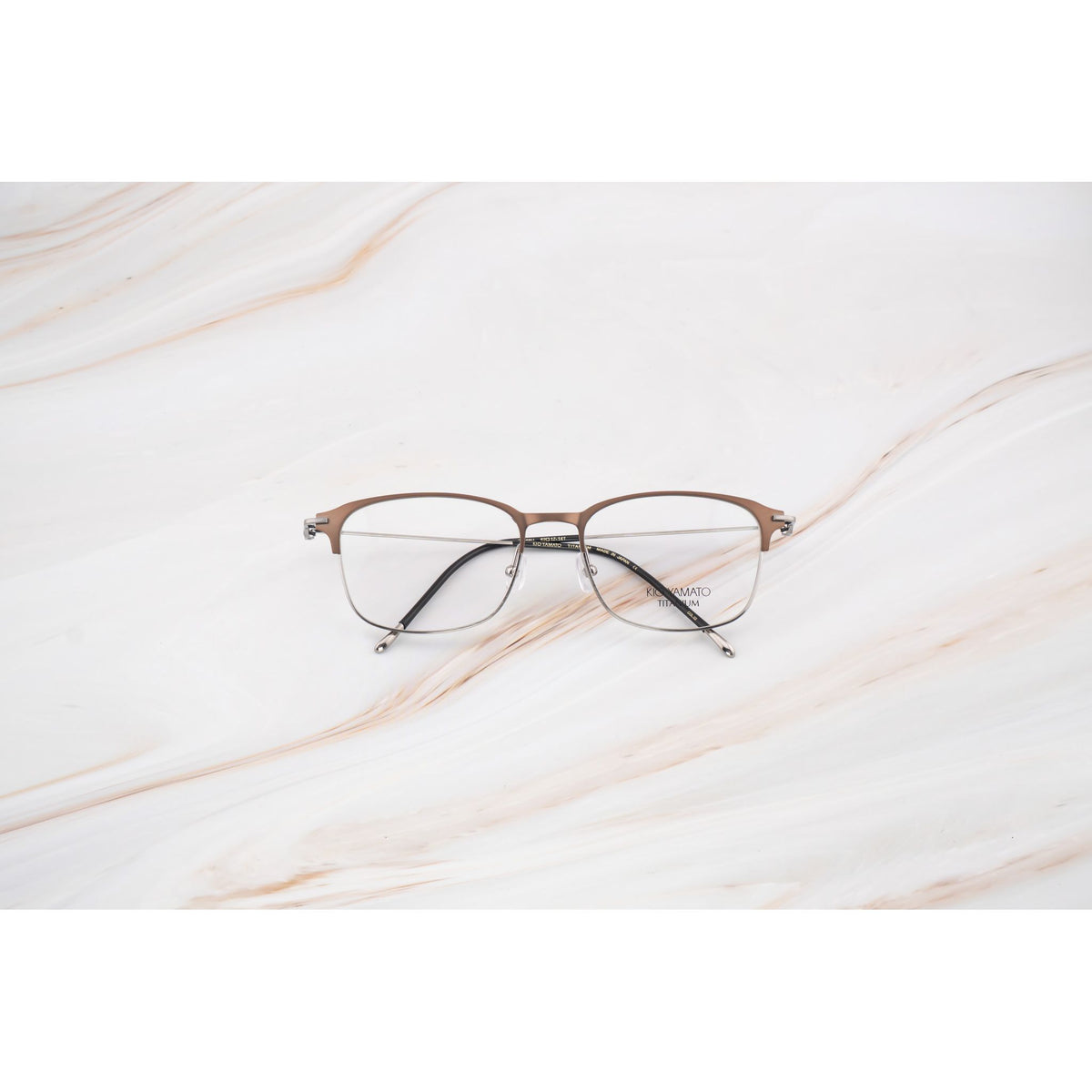 Kio Yamato KT-568U color 02 Brown and Brushed Gun — frame view 1
