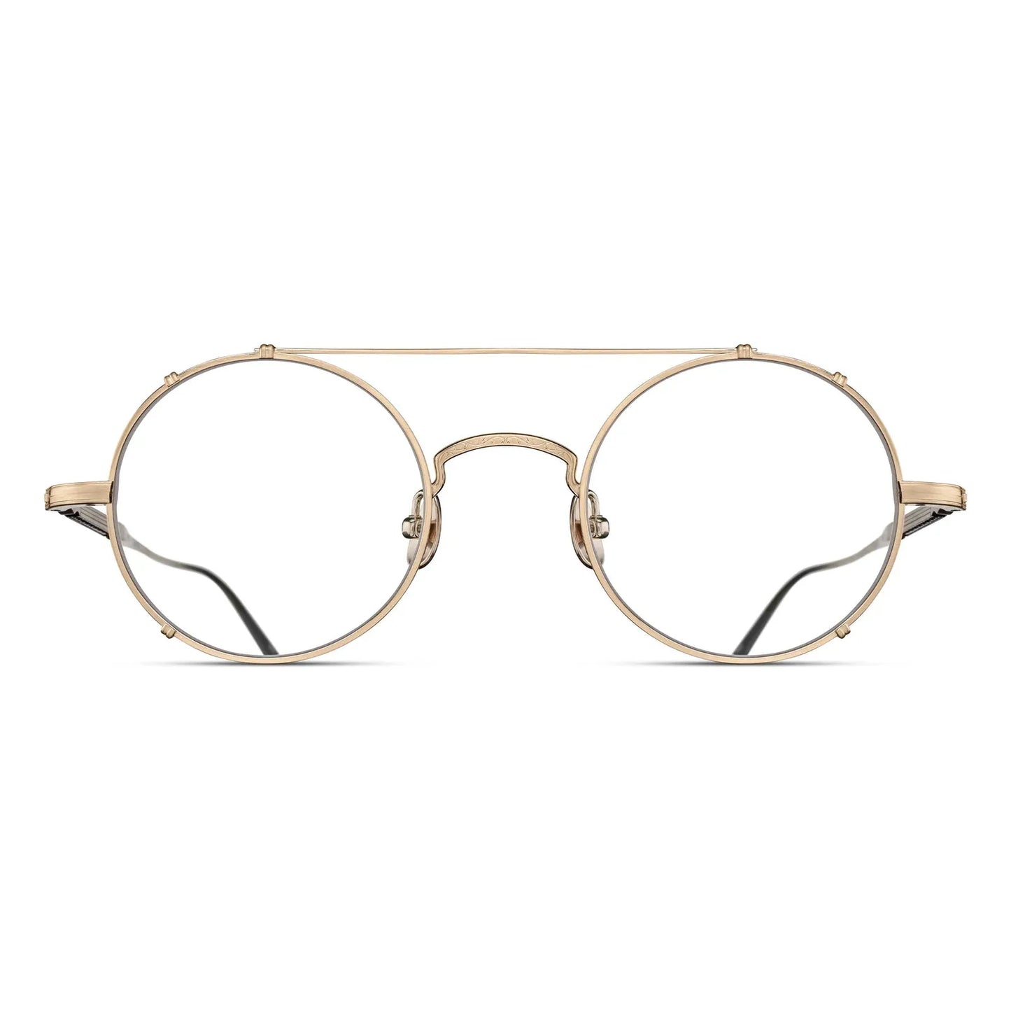 M3143 - Brushed Gold Clear Lens 46-22-145