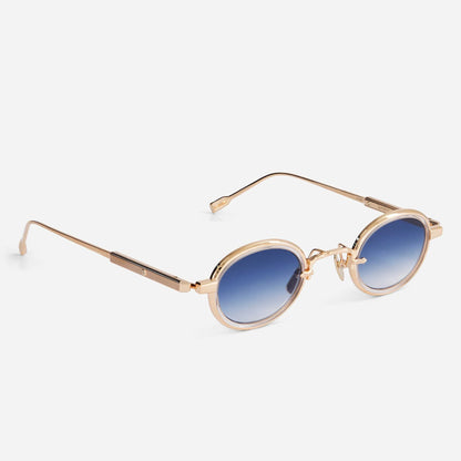 Algedi-T rg-1 – rose gold & platinum w/ crystal insert ar 2 base gradient pink